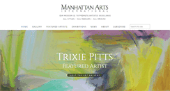 Desktop Screenshot of manhattanarts.com